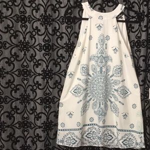 Lulu’s “I Can Sea It Now” Cream Print Dress